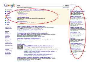 Search Advertising Example